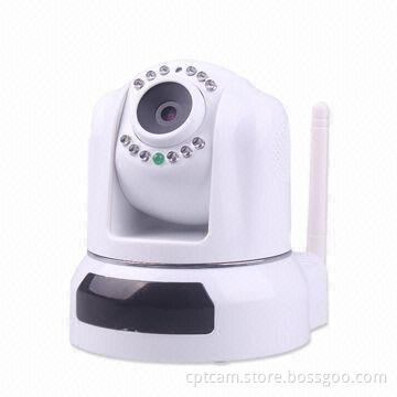 H.264 Wireless Megapixels Network Camera with Door Sensors and PIR Detection, Android/iPhone View